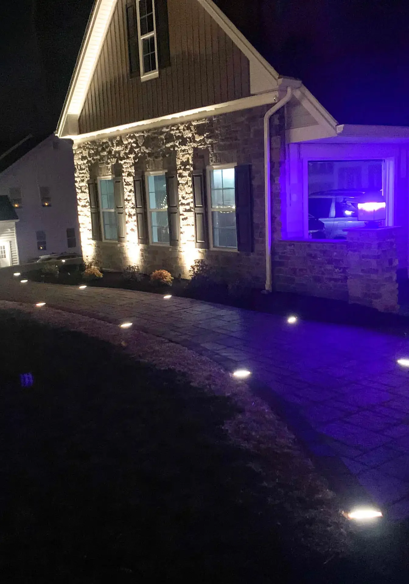 Landscape Lighting & Paver Walkway in Glen Mills, Garnet Valley, & Chadds Ford PA - ScapeWorx