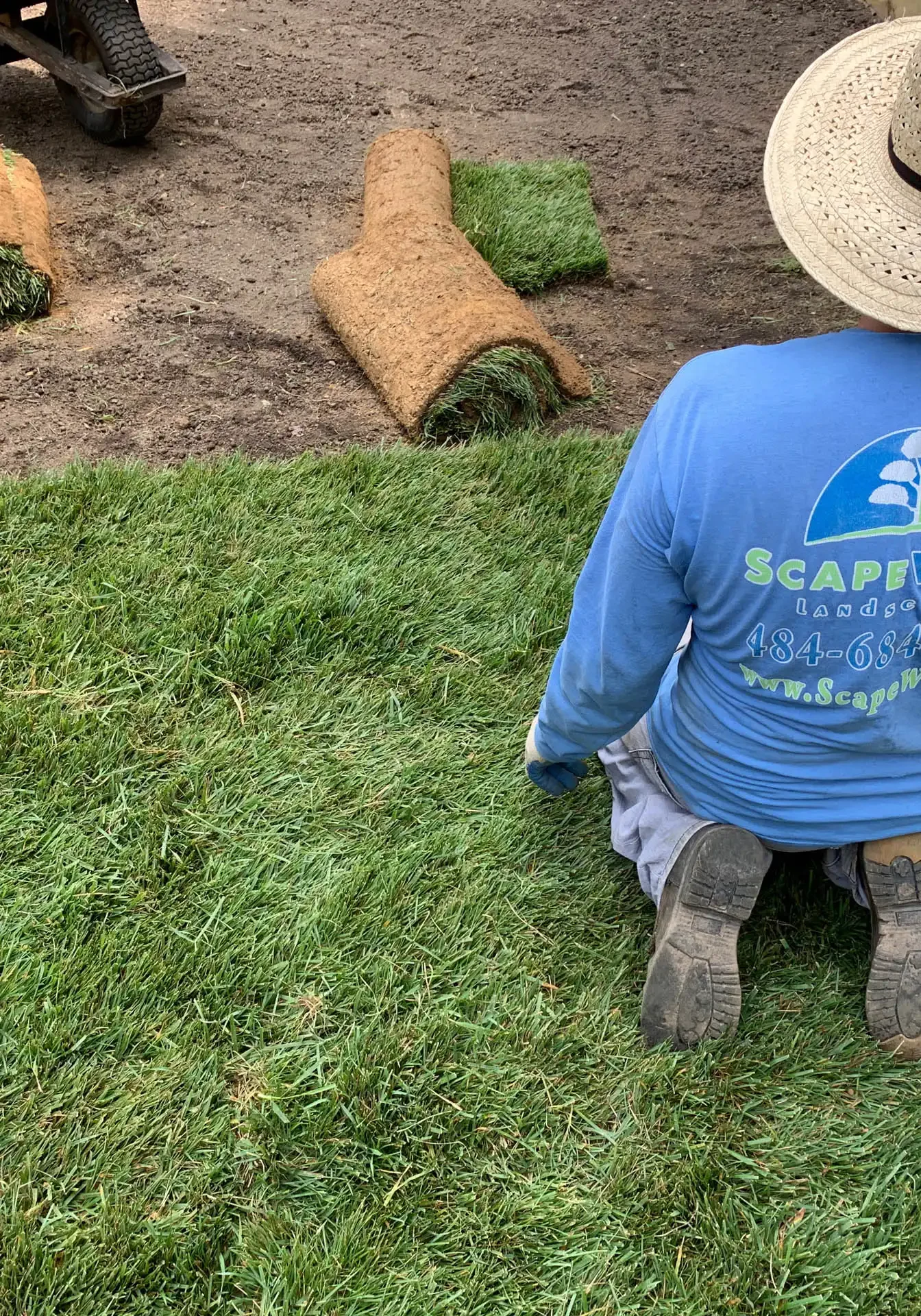 Sod Install Chadds Ford PA - ScapeWorx