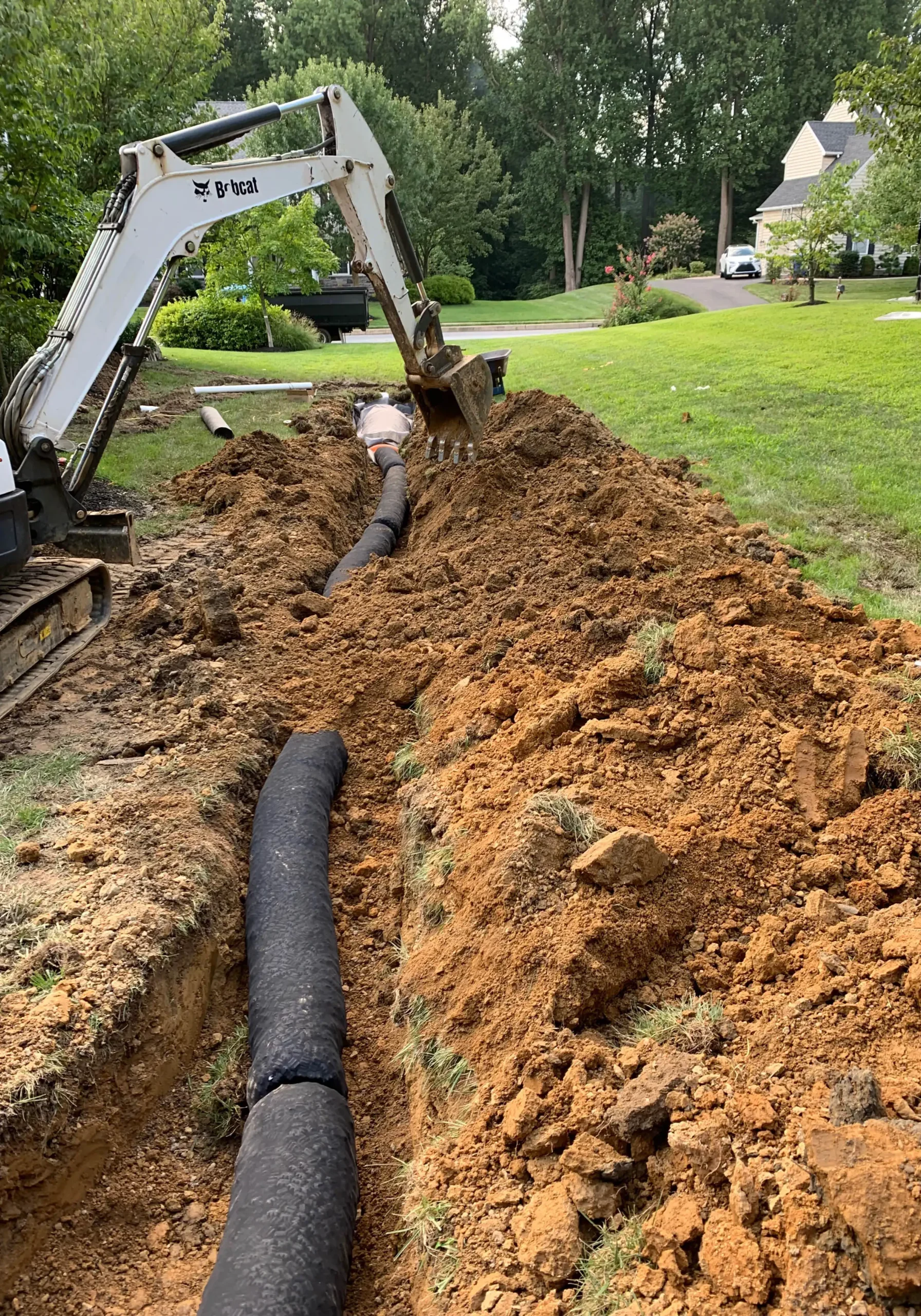 Grading & Drainage in Media PA - ScapeWorx